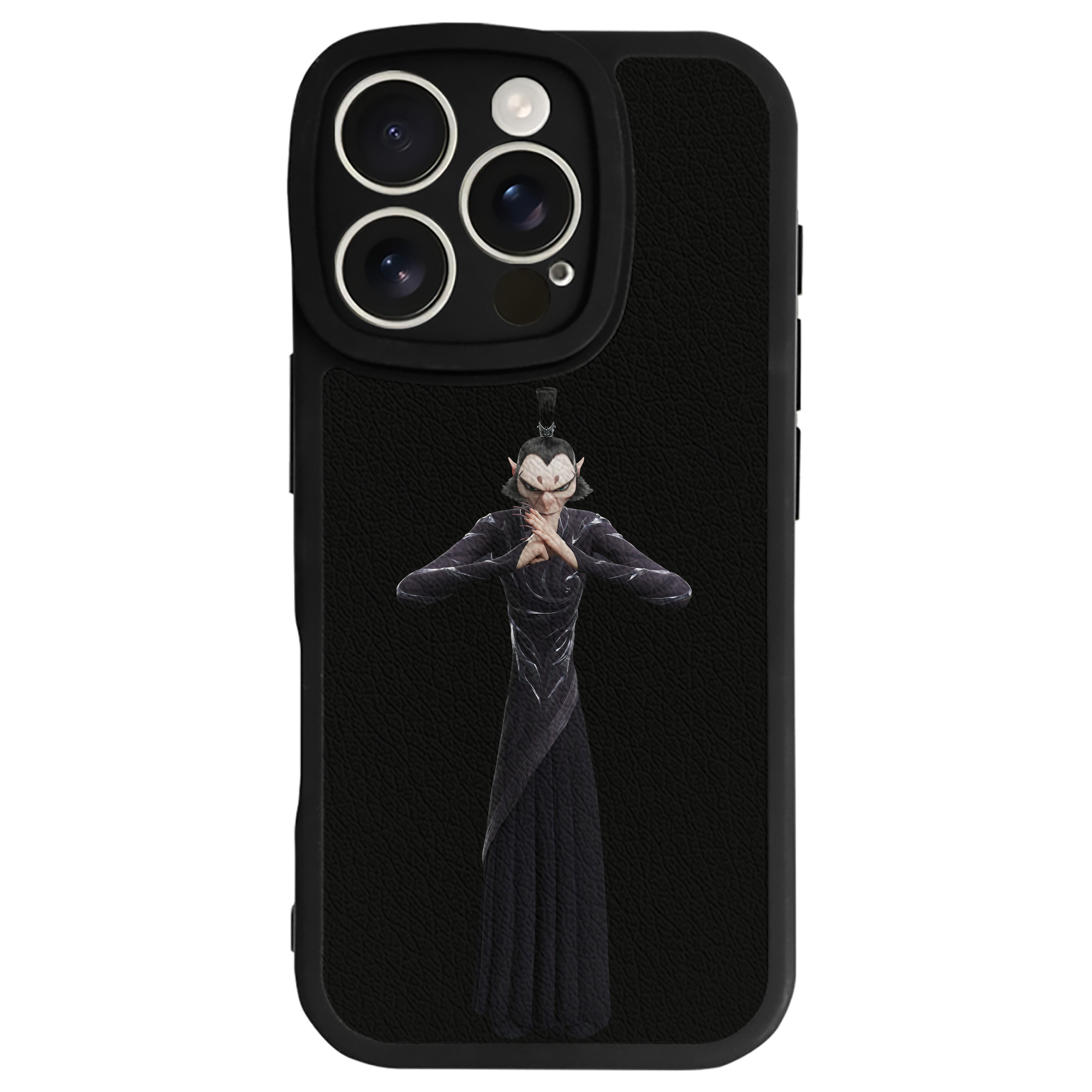 （画像用） Ne Zha 2 ナタ 魔童の大暴れ 【iPhone 16シリーズ対応】シリコンスマホケース（レザー調） 材質：シリコン